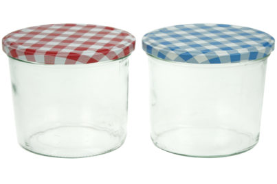 Jampot met Deksel 23cl &nbsp;<br />assorti kleur