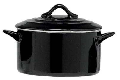 Black Ovenschaal met Deksel &nbsp;<br />&Oslash; 12,5 x 7 cm