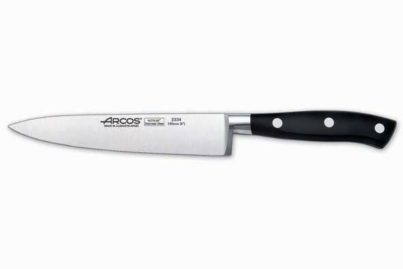 Riviera Koksmes Zwart &nbsp;<br />15 cm