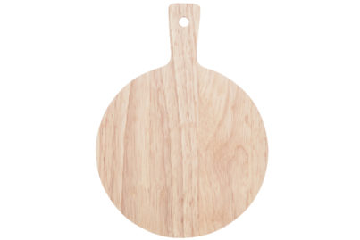Mini Serveerplank Rubberwood &nbsp;<br />&Oslash; 14 x 19 cm