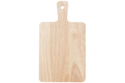 Mini Serveerplank Rubberwood &nbsp;<br />19 x 11 cm