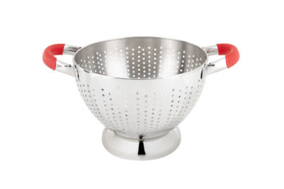 Vergiet Inox &Oslash; 21 cm &nbsp;<br />silicone grepen