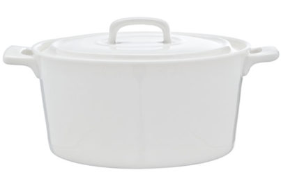 Clio White Potje met Deksel &nbsp;<br />&Oslash; 13 x 6 cm