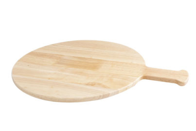 Pizza Serveerplank Rubberwood &nbsp;<br />45,5 x 35x 1,5 cm