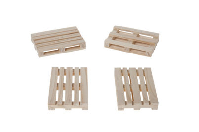 Houten Mini Pallet &nbsp;<br />8 x 12 x 2 cm