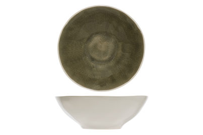 Spirit Olive Diep Bord &nbsp;<br />Oslash; 19,5 x 6,5 cm
