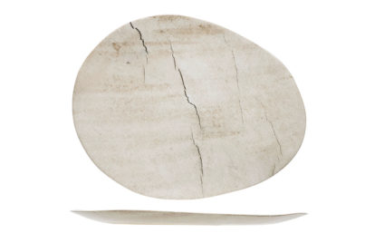 Lithos Dinerbord Ovaal &nbsp;<br />27 x 21,2 x 1,6 cm