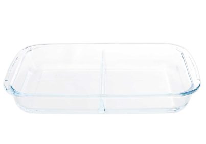 500° Ovenschaal 2-Vaks &nbsp;<br />34,5 x 21 x 5,1 cm