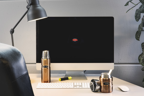 King Voedseldrager 0,47L  <br />koper - Afbeelding 2