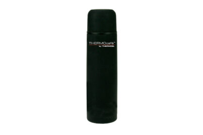 Everyday RVS Thermosfles 1L &nbsp;<br />zwart rubber