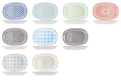 Happy Mix B Ovaal Bord &nbsp;<br />30 x 20,5 cm · assorti kleur