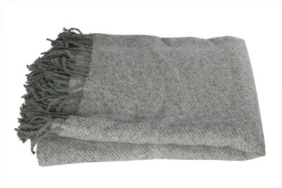 Plaid Munt Wit &nbsp;<br />130 x 180 cm