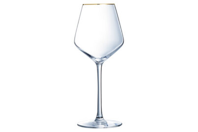 Ultime Wijnglas 38cl &nbsp;<br />met gouden mondrand