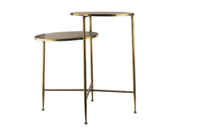 Bijzettafel Duo Goud &nbsp;<br />79,5 x 50 x 75 cm