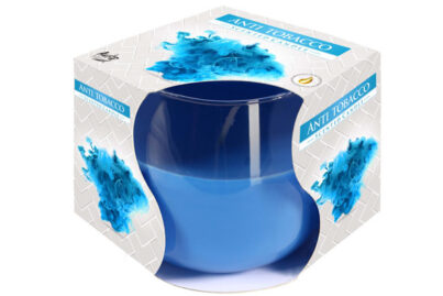 Geurkaars Glas Anti Tobacco &nbsp;<br />&Oslash; 8 x 7 cm · ± 24 branduren