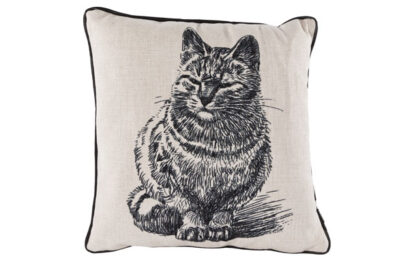 Sierkussen Zwarte Kat &nbsp;<br />34 x 34 cm