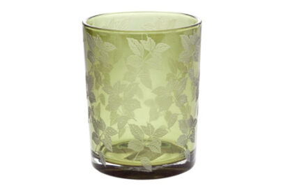 Theelichthouder Green Leaves &nbsp;<br />&Oslash; 10 x 12 cm