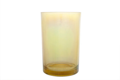 Theelichthouder Goud Glas &nbsp;<br />&Oslash; 12 x 18 cm
