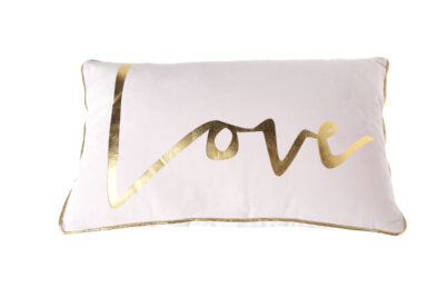 Kussen Love Lichtroze&nbsp;<br />30 x 50 cm