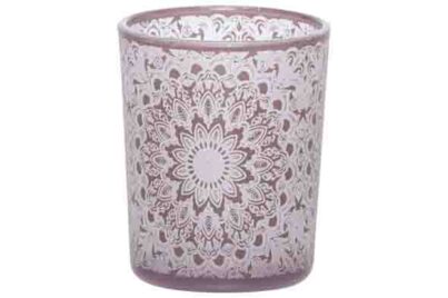 Theelichthouder Mandala Roze &nbsp;<br />&Oslash; 6 x 7 cm