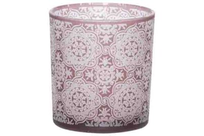 Theelichthouder Mandala &nbsp;<br />bordeaux · &Oslash; 7 x 8 cm