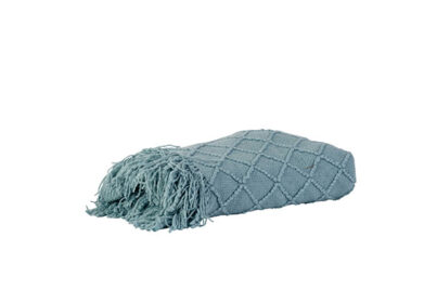 Plaid Meadow Lichtblauw &nbsp;<br />152 x 127 cm