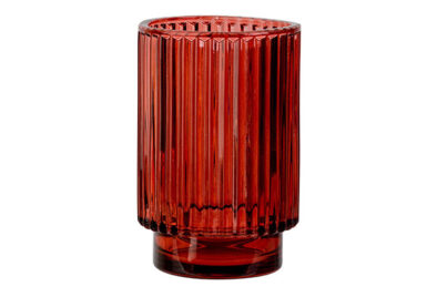 Theelichthouder Rood &nbsp;<br />&Oslash; 8,5 x 13 cm