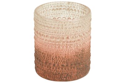 Theelichthouder Bubbles Oud Roze &nbsp;<br />&Oslash; 8,5 x 10 cm
