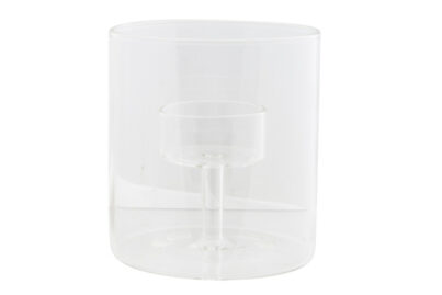 Theelichthouder Transparant &nbsp;<br />&Oslash; 9 x 8 cm