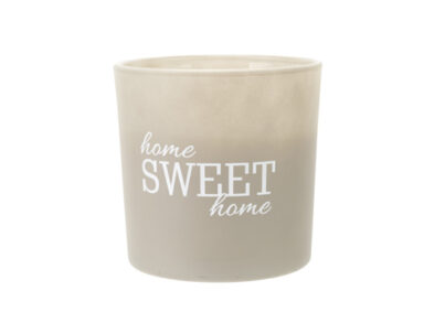 Sweet Geurkaars Grijs Glas &nbsp;<br />&Oslash; 10 x 10 cm · ± 40 branduren