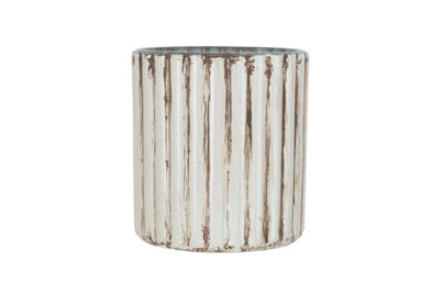 Theelichthouder Antique &nbsp;<br />stripes · &Oslash; 7 x 8 cm