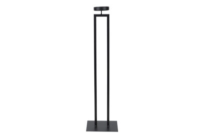 Theelichthouder Mat Zwart &nbsp;<br />14 x 11 x 60 cm