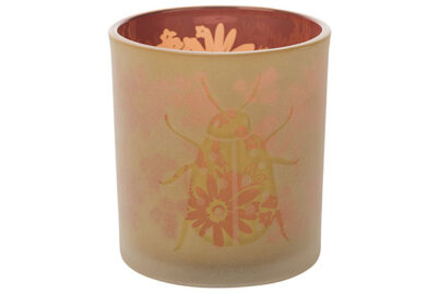 Theelichthouder Coccinelle Geel &nbsp;<br />&Oslash; 7 x 8 cm
