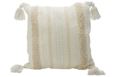 Kussen Mara Beige Wit &nbsp;<br />45 x 45 x 10 cm