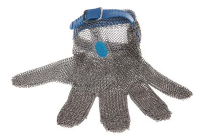 Beschermhandschoen Large &nbsp;<br />metaalblauwe sluiting