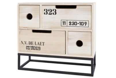 Storage Commode &nbsp;<br />30 x 12 x 27 cm · hout