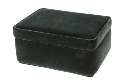 Juwelendoosje Velours Groen &nbsp;<br />16 x 12 x 7,5 cm