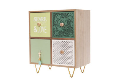 Kastje Jungle Groen &nbsp;<br />30,5 x 15,3 x 31,8 cm · hout