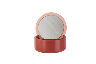 Juwelendoos Terrazzo Roze &nbsp;<br />13 x 13 x 6 cm · hout