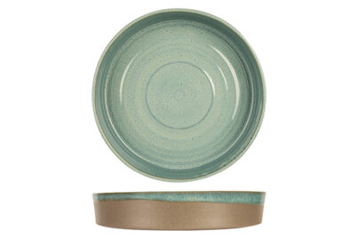 Basalt Ocean Green Diep Bord &nbsp;<br />&Oslash; 24 x 4 cm