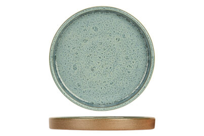Basalt Ocean Green Mini-Bordje &nbsp;<br />&Oslash; 9 cm