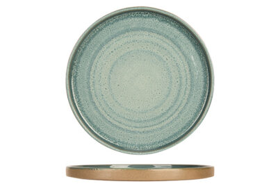 Basalt Ocean Green Dessertbord &nbsp;<br />&Oslash; 21 cm