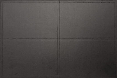 Placemat Leder Zwart &nbsp;<br />43 x 30 cm · dubbelzijdig