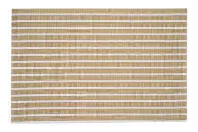 Placemat PVC Gewoven Wit-Goud &nbsp;<br />45 x 30 cm