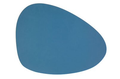Placemat Leder Blauw &nbsp;<br />41 x 30 cm