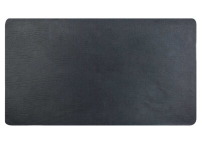 Placemat Leder Recycle Zwart &nbsp;<br />43 x 30 cm · dubbelzijdig