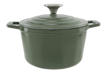 Castard Braadpan Glansgroen &nbsp;<br />&Oslash; 18 x 10 cm · gietijzer