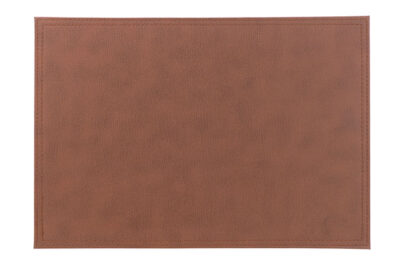 Placemat Leatherlook Rood-Bruin &nbsp;<br />43 x 30 cm