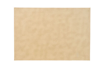 Placemat Leatherlook Beige &nbsp;<br />43 x 30 cm