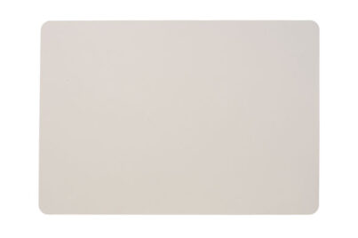 Placemat Leder Recycle Lichtgrijs &nbsp;<br />43,5 x 28,5 cm · dubbelzijdig